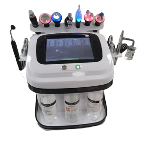 Appareil de beauté professionnel 10-en-1 pour salon, machine de lifting facial à l'eau H2O2 et microdermabrasion au diamant, certifié CE - Product Image 1