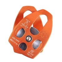 Poulie, grande, durable, certifiée CE, pour l'alpinisme, l'escalade, la cordelette, le télécabine, le chariot à câble métallique 32KN
