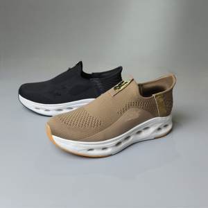 Zapatos Minimalistas de Punto con Cordones, Punta Abierta, Aumento de Altura, Transpirables, Acolchados, Fáciles de Poner y Quitar, Ligeros e Informales - Product Image 3