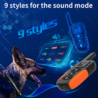 IP67 Wasserdichtes, wiederauf lad bares Stoßdämpfer halsband 1000M Remote Pet Dog Trainings halsband