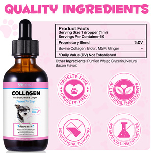 Oimmal 60ml köpek artırılması genel bağışıklık Optimal sindirim sağlık bakımı ortak sağlık kollajen takviyeleri köpekler için