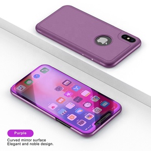 2019 più nuovo Caso Astuto per il <span class=keywords><strong>iPhone</strong></span> X/<span class=keywords><strong>XS</strong></span>/<span class=keywords><strong>XS</strong></span> MAX Copertura Galvanotecnica Specchio Clear View Caso Della - Product Image 5