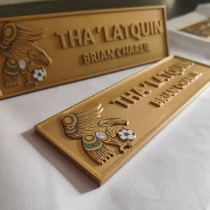 لوحة تكريم نحاسية مخصصة منقوشة على المعدن - Product Image 3