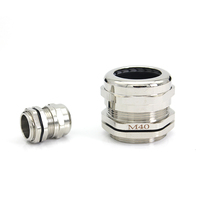 Presse-étoupe métallique en laiton de type bloc, économique, pour câble, normes EMC, PG, NPT, G, CE, ROHS, IP68