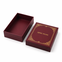 Emballage cadeau en carton rigide à deux pièces avec estampage à chaud, gaufrage, insert en mousse, logo personnalisé, impression personnalisée pour bougie