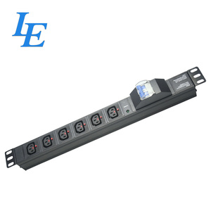 PDU คุณภาพดี 8 ช่อง 19 นิ้ว แบบเยอรมัน EU พร้อมสวิตช์ - Product Image 5
