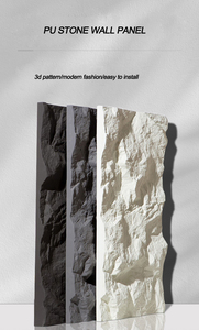 <span class=keywords><strong>Panel</strong></span> Ligero de Piedra de PU Impermeable y Acústico <span class=keywords><strong>Panel</strong></span> de Espuma de <span class=keywords><strong>Poliuretano</strong></span> de Piedra Artificial - Product Image 3