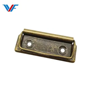 Guangdong fabrika tedarikçisi 100mm 70mm antik bronz düşük profil panoya düz metal panoya klip yaşlılık klip bulldog klip