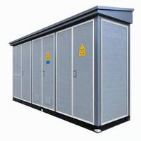 Subestación Compacta Prefabricada de Tipo Contenedor para Exteriores, Trifásica/Monofásica, 60Hz, Sumergida en Aceite, 10kV/400V, SHENG HUA YB