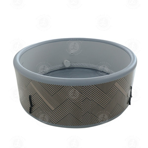 Piscine gonflable portable Drop Stitch, <span class=keywords><strong>jacuzzi</strong></span> gonflable rond classique, spa à bulles, baignoire - Product Image 5