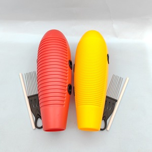 เครื่องดนตรีพลาสติกเสียงกบแบบขายส่ง สำหรับการแสดงประกอบดนตรี เครื่องดนตรีประเภทเคาะจังหวะ ของเล่นดนตรีสำหรับเด็ก - Product Image 3