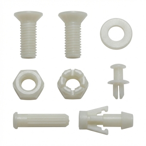 Pièces en plastique usinées CNC sur mesure de précision, prototypage, pièces usinées CNC en PA6, pièces tournées CNC en PA6 - Product Image 1