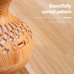 Top người bán không khí cầm tay tạo độ ẩm 7 màu LED ánh sáng ban đêm USB hạt gỗ Nhà Phòng Ngủ siêu âm Mist không khí tạo độ ẩm khuếch tán - Product Image 5