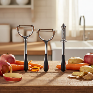 Pelador Multifuncional de <span class=keywords><strong>Acero</strong></span> Inoxidable 304, Pelador de Melón, Utensilio Especial para Pelar, Raspador, Herramienta de Cocina - Product Image 2