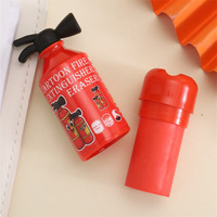 Penghapus Berbentuk Botol Plastik Santa Claus Lintas Batas, Figur Minuman Realistis, Kreatif, Dekoratif, Bersih dan Bebas Serat, Dikemas dalam Kotak