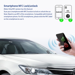 EASYGUARD Universal EC002-NS--NFC-AA PKE Car Alarm System Passive Keyless Entry & <b>Remote</b> Engine Start & NFC <b>Lock</b> Unlock - Product Image 6