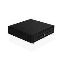 2 ranuras de verificación Metal cajón de efectivo electrónico sistema POS 4 Bill 8 moneda caja registradora 12V/24V para tienda y restaurante