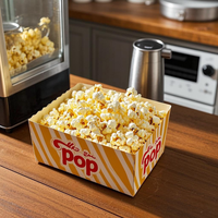 Fournitures de fête de mariage jetables Tables à dessert inspirées du cinéma Boîtes à pop-corn Sac en papier jetable de qualité alimentaire