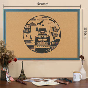 Decorative Hanging <b>Pin</b> <b>Cork</b> <b>Board</b> Household Reusable Bulletin <b>Board</b> - Product Image 5