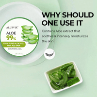 100% Pure Natural Organic Private Label Aloe Vera Gel Apaisant Vitamine Hydratant pour la Peau Adulte Éclaircissant le Visage et le Corps