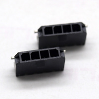 사용자 정의 피치 3.0mm 높이 9.95mm 위치 02P-12P 웨이퍼 단일 행 직각 Smt 점퍼 터미널 4 핀 쉘 케이블 커넥터