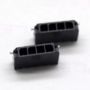 Custom Pitch 3.0mm Height 9.95mm Positions 02P-12P Wafer Single Row Right Angle Smt Jumper Terminal 4 Pin <strong>Shell</strong> Cable Connector - Product Image 2