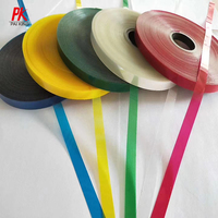 Prix usine coloré OPP plastique OPP ruban de baguage 12mm de large ruban thermofusible pour cercleuse