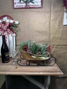 Décorations de Noël de luxe en métal pour jardin : Bonhomme de neige, renne et traîneau – Arrangements saisonniers extérieurs - Product Image 4