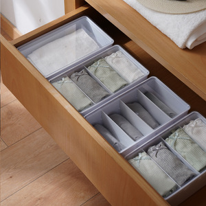 Boîte de rangement cosmétique transparente pour bureau avec couvercle et compartiments empilables pour organiser le maquillage 18L - Product Image 3