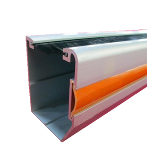 Guides latéraux industriels en alliage d'aluminium pour portes roulantes rapides Volets roulants en PVC à action automatique Pièces détachées Voies latérales Fast Ali - Product Image 4