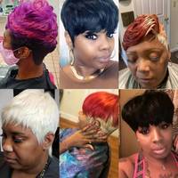 Cheveux Humains Courts Non Traités au Prix Usine de Gros Femi 28 Pièces, Janet Hair, Tara Hair, En Stock