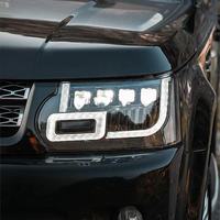 Nouvel ensemble de phares LED complets pour Vogue L322 2010-2013, 4 lentilles DRL séquentielles, paire 12 V