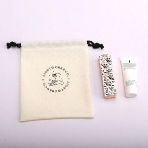 Organic Custom Logo Printing Big Size Muslin Cotton Drawstring Bag Cosmetics <b>Cloth</b> Shoe Handbag <b>Dust</b> Large Muslin Cotton Pouch - Product Image 5