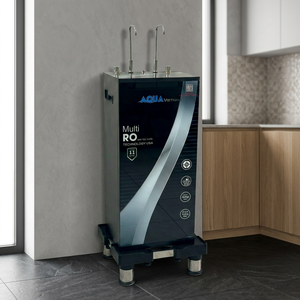 Base Ajustable Universal para Purificador de Agua y Mini Refrigerador, Pedestal Negro - Product Image 1