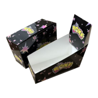 Boîte en carton imprimée sur mesure avec bande détachable, emballage de vente au détail pour snacks, cosmétiques et supermarchés