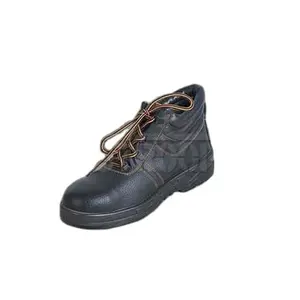 Anti-static buffalo leather embossed safety Shoe