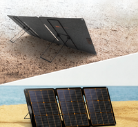 Support de montage portable pour panneau solaire extérieur - Support PV pliable en acier au carbone flexible pour le camping, les camping-cars et l'utilisation hors réseau