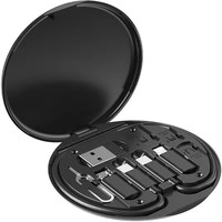 Kit de câbles adaptateurs de charge multi USB Type C vers C 60W, ensemble de conversion USB C vers Lightning, USB A et Type C vers Micro/Type C/Lightning