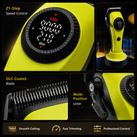 Mesin Cukur Rambut BLDC Motor Tanpa Sikat Layar Digital Profesional Alat Pangkas Rambut ODM Kustom CE FCC ROHS