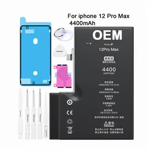 4400mAh Li-ion reemplazo recargable i batería de teléfono celular móvil para iPhone 12 pro Max 13 x XR XS 11 7 6 11 8 13 Plus 6S MINI