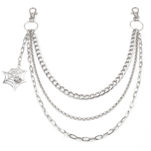 Spider Web Multi Layer Metal Waist <b>Chain</b> Hip Hop Punk Gothic Style Body <b>Chain</b> For Party Zinc Alloy - Product Image 5