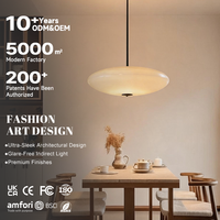 Lustre suspendu LED en fer PE minimaliste à commande par interrupteur pour snack-bar, salle de lecture, appartement