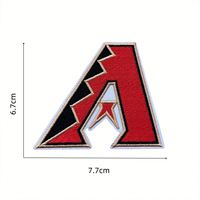 Ensemble complet de patchs brodés à appliquer au fer à repasser avec logo d'équipe de baseball de la Ligue majeure pour chapeaux et maillots