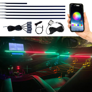 Kit de Iluminación Ambiental Premium Symphony de 213 Colores, Tira de Luz LED para Interiores de Automóviles, Iluminación Ambiental Decorativa Acrílica para Automóviles - Product Image 3