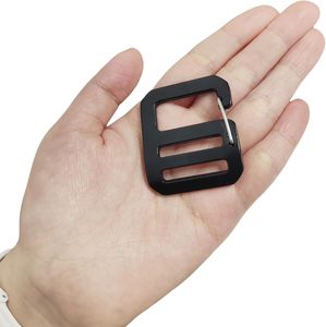 LXLVOUEG G Hook Buckles Tactical <b>Adjustable</b> Webbing G Shaped Wave Buckle With <b>Adjustable</b> Spring Door G Clip Backpack <b>Strap</b> - Product Image 3