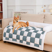 Coussin de canapé pour chiens et chats, lavable, chaud pour l'hiver, couverture pour chien, tapis de lit pour chien, protection de canapé