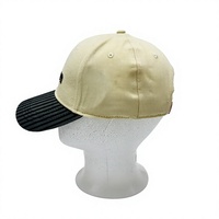 Op maat gemaakte logo borduurwerk luipaard dobby etnische stippen multicolor Oxford 100% katoenen baseballcap met verstelbare metalen gespsluiting