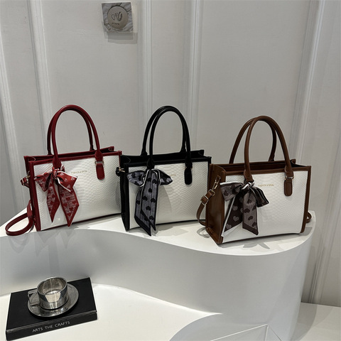 2025 Autumn Winter PU Leather Storage Bags Large Capacity with Zipper