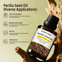 Minyak Biji Perilla untuk Formula Perawatan Rambut dan Tubuh. Ditekan Dingin Dari Biji-bijian. Tekstur Ringan untuk Kemudahan Pencampuran
