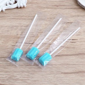 Hisopos desechables para el cuidado bucal con esponja y palo para limpieza <span class=keywords><strong>de</strong></span> dientes y boca - Product Image 5